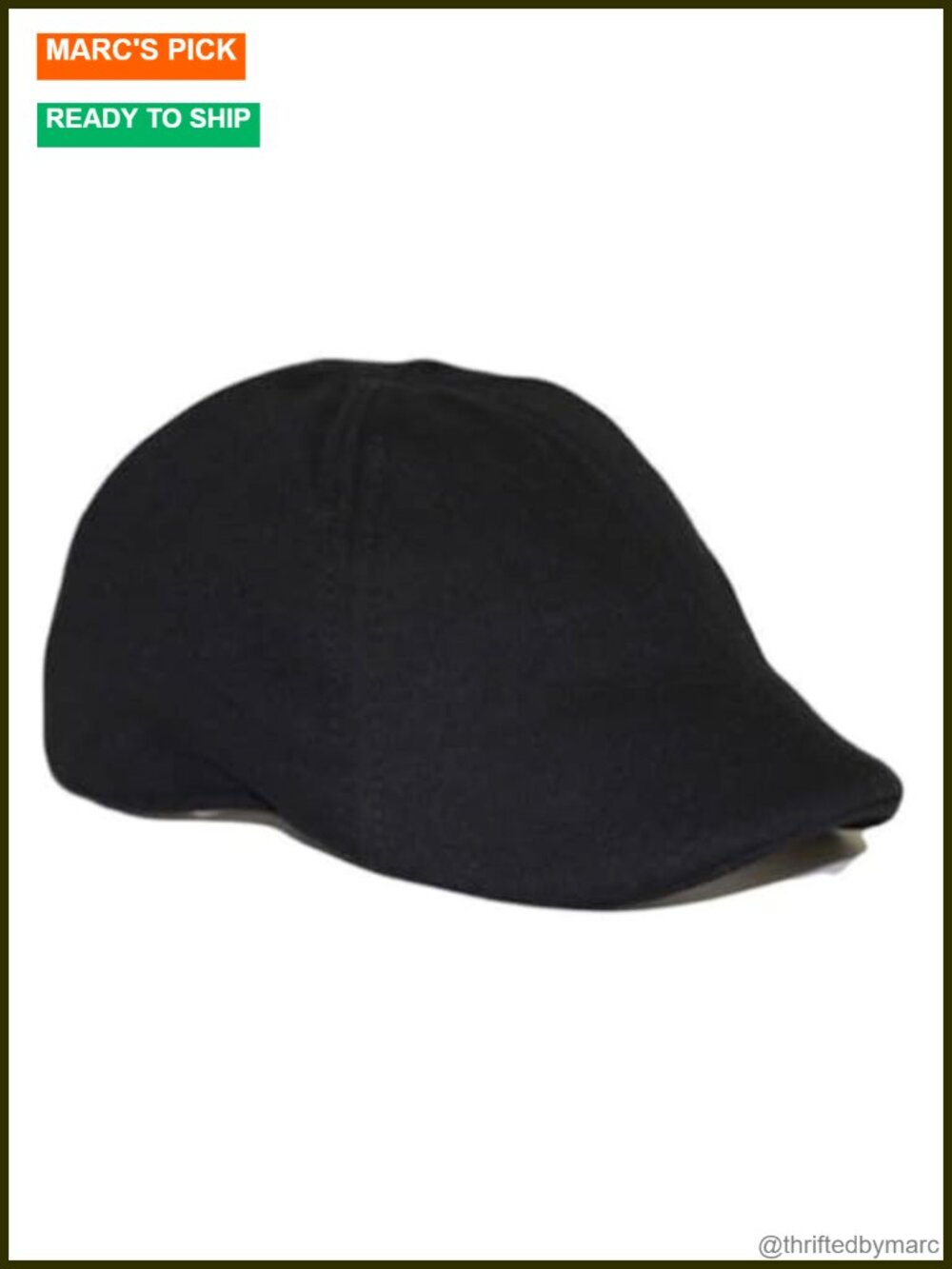 Cotton Blend Flat Cap Newsboy Hat Adjustable 6 Panel Men's Scally